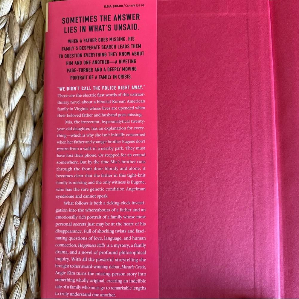 Happiness Falls Novel by Angie Kim - Hardcover - Picture 2 of 3
